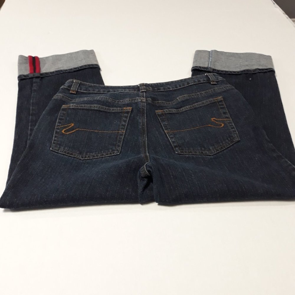 High Sierra Women's Cuffed Capris Blue Jeans - Picture 9 of 9